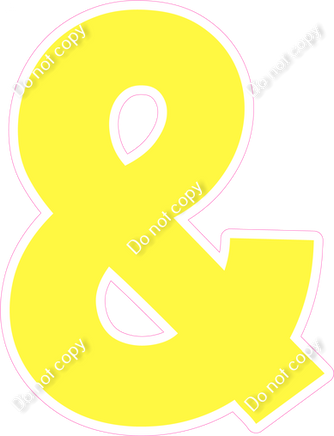 KG 18" Individuals - Flat Lemon &