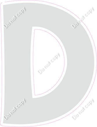 KG 18" Individuals - Flat Light Grey D