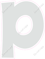 KG 18" Individuals - Flat Light Grey P