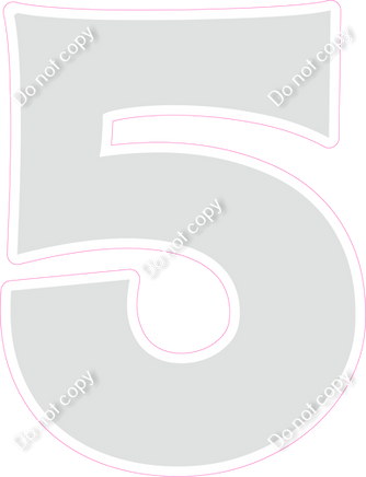 KG 18" Individuals - Flat Light Grey 5