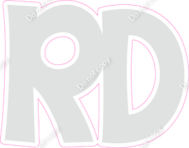 KG 18" Individuals - Flat Light Grey RD