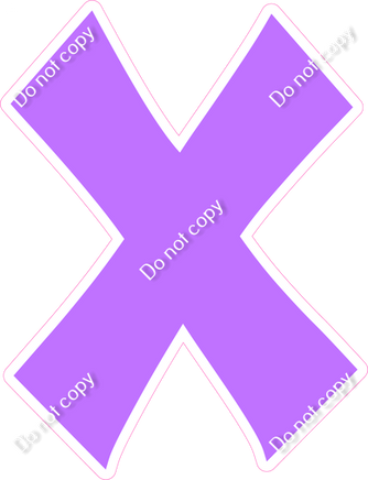 KG 18" Individuals - Flat Lilac X