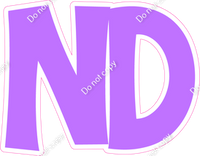 KG 18" Individuals - Flat Lilac ND