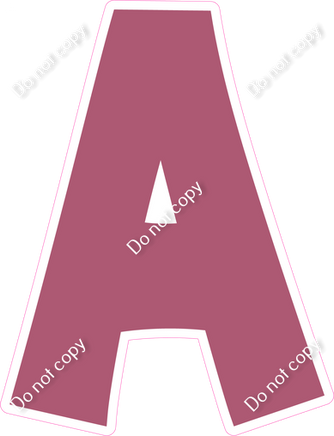 KG 18" Individuals - Flat Mauve A