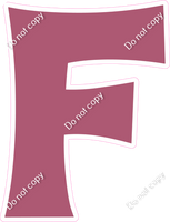 KG 18" Individuals - Flat Mauve F