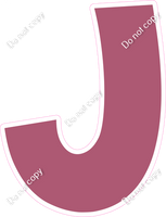 KG 18" Individuals - Flat Mauve J