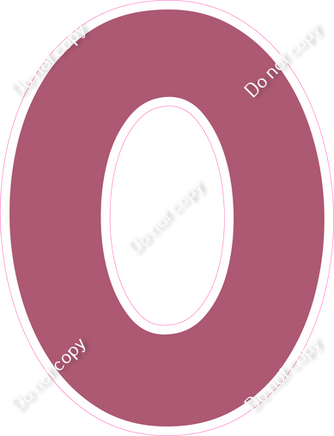 KG 18" Individuals - Flat Mauve O