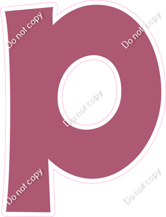 KG 18" Individuals - Flat Mauve P