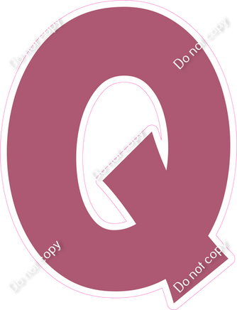 KG 18" Individuals - Flat Mauve Q