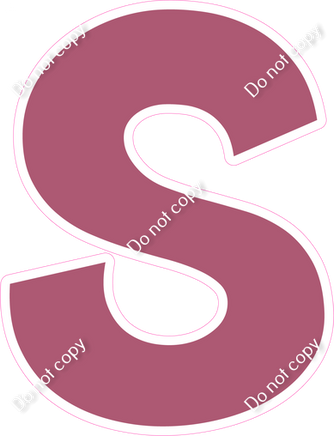 KG 18" Individuals - Flat Mauve S