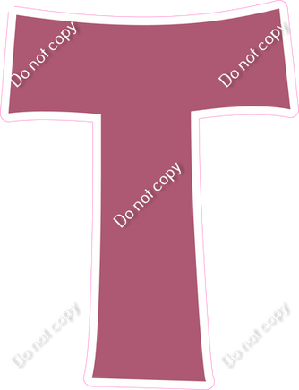 KG 18" Individuals - Flat Mauve T