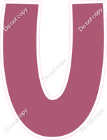 KG 18" Individuals - Flat Mauve U