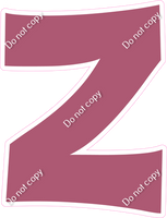 KG 18" Individuals - Flat Mauve Z