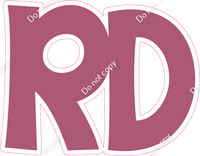 KG 18" Individuals - Flat Mauve RD