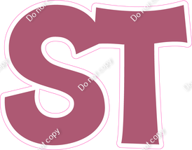 KG 18" Individuals - Flat Mauve ST