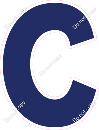 KG 18" Individuals - Flat Navy Blue C