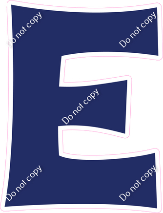 KG 18" Individuals - Flat Navy Blue E