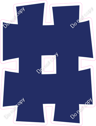 KG 18" Individuals - Flat Navy Blue #