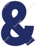 KG 18" Individuals - Flat Navy Blue &