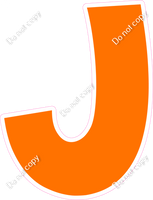 KG 18" Individuals - Flat Orange J