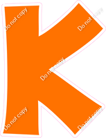 KG 18" Individuals - Flat Orange K