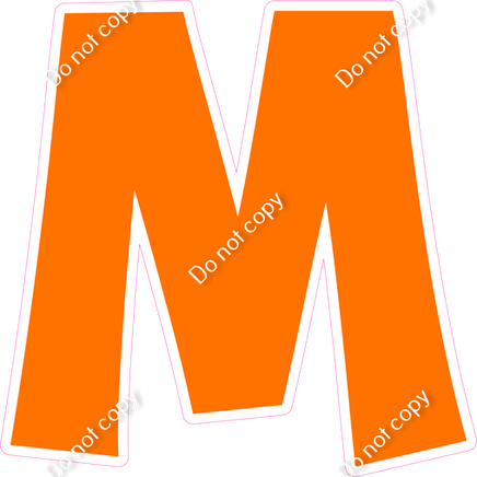 KG 18" Individuals - Flat Orange M