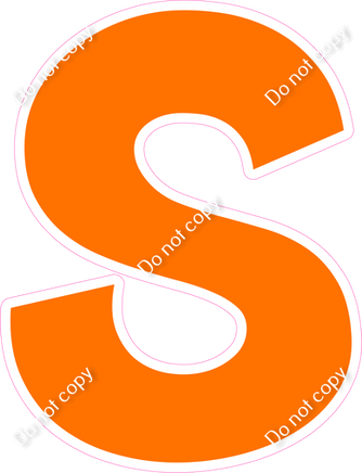 KG 18" Individuals - Flat Orange S