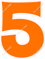 KG 18" Individuals - Flat Orange 5