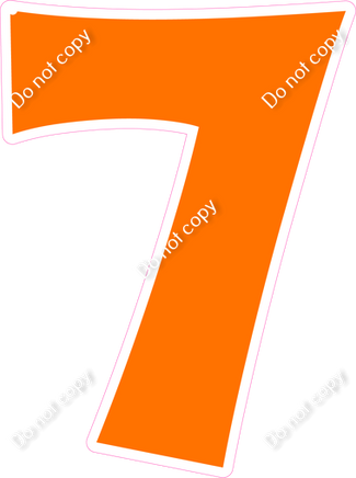 KG 18" Individuals - Flat Orange 7