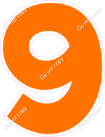 KG 18" Individuals - Flat Orange 9