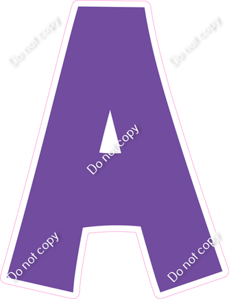 KG 18" Individuals - Flat Purple A