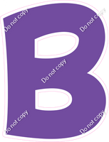 KG 18" Individuals - Flat Purple B