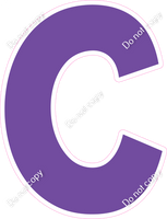 KG 18" Individuals - Flat Purple C