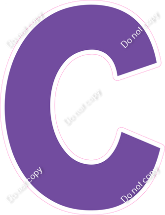 KG 18" Individuals - Flat Purple C