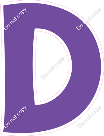 KG 18" Individuals - Flat Purple D