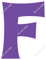 KG 18" Individuals - Flat Purple F