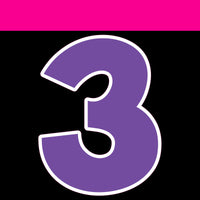Flat - 18" KG 17 pc 0-9 Sets FLAT Purple