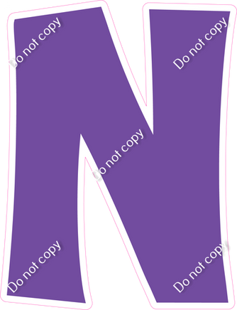 KG 18" Individuals - Flat Purple N