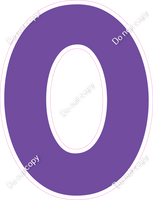 KG 18" Individuals - Flat Purple O