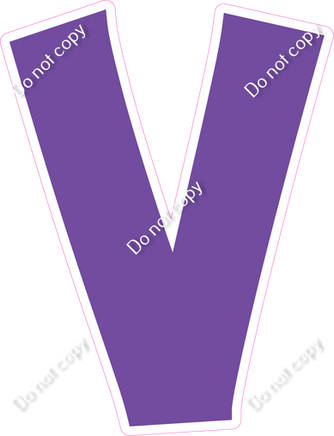KG 18" Individuals - Flat Purple V