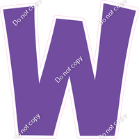 KG 18" Individuals - Flat Purple W