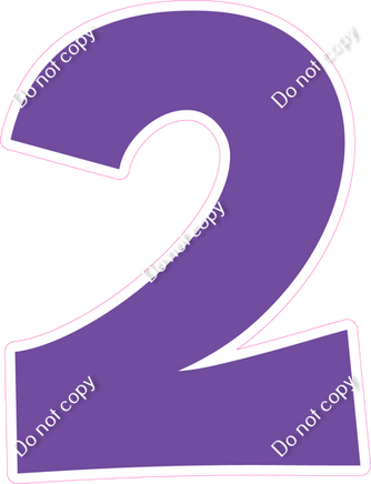 KG 18" Individuals - Flat Purple 2