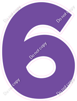 KG 18" Individuals - Flat Purple 6