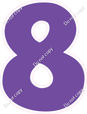 KG 18" Individuals - Flat Purple 8