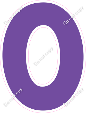 KG 18" Individuals - Flat Purple