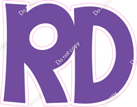 KG 18" Individuals - Flat Purple RD