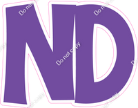 KG 18" Individuals - Flat Purple ND