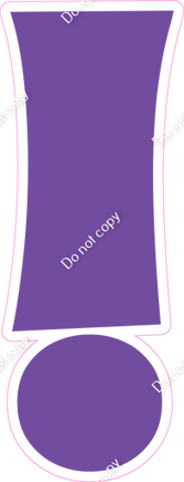 KG 18" Individuals - Flat Purple !