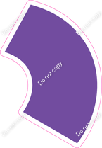 KG 18" Individuals - Flat Purple Apostrophe