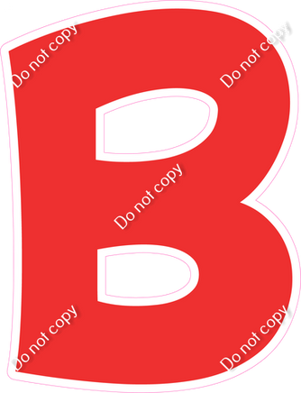 KG 18" Individuals - Flat Red B